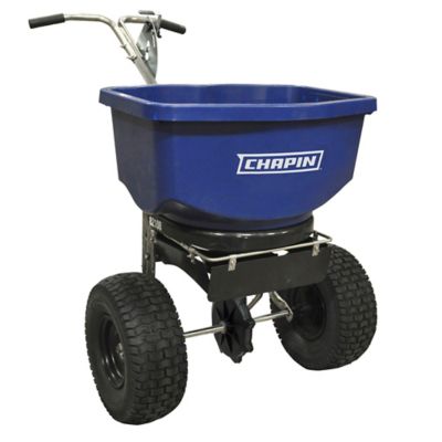 Chapin 82108B: 100-pound Professional & Residential Salt and Ice Melt Broadcast Spreader