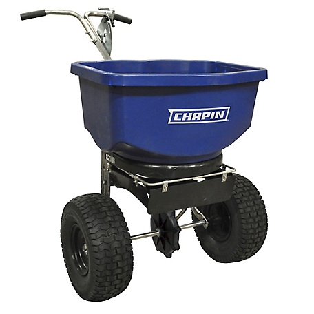 Chapin 82108B: 100-pound Professional & Residential Salt and Ice Melt Broadcast Spreader