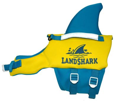 LandShark Pet Life Vest, Adjustable Neck Buckle, Two Adjustable Ladder Locks