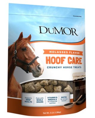 DuMOR Hoof Care Molasses Flavor Horse Treats, 3 lb.