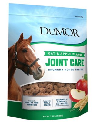 DuMOR Joint Care Oat and Apple Flavor Horse Treats, 3.5 lb.