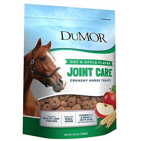 DuMOR Joint Care Oat and Apple Flavor Horse Treats, 3.5 lb.