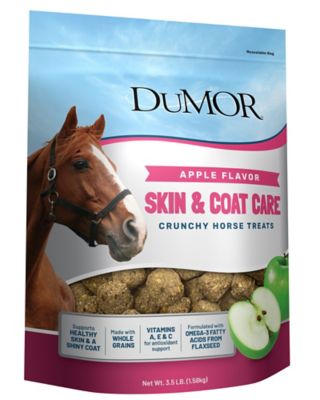 DuMOR Skin and Coat Apple Flavor Horse Treats, 3.5 lb.