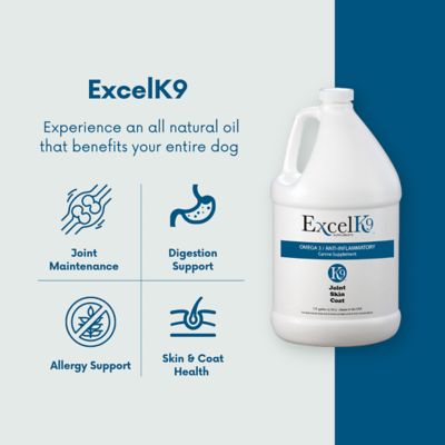 Image showing  Anti-Inflammatory K9 Camelina Oil Hip and Joint Supplement for Dogs, 1 gal.