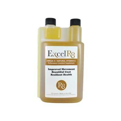 Excel Performance Livestock Supplement, 32 oz., Omega 3, Natural Vitamin E