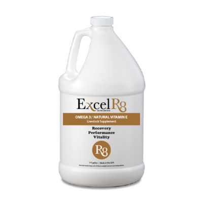 Excel Performance Livestock Supplement, 1 gal., Omega 3, Natural Vitamin E