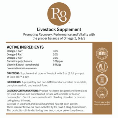 Image showing  Performance Livestock Supplement, 1 gal., Omega 3, Natural Vitamin E