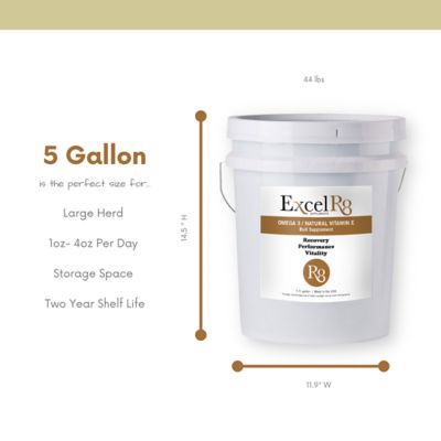 Image showing  Performance Livestock Supplement, 5 gal., Omega 3, Natural Vitamin E