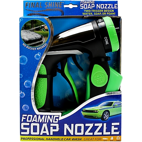 Sporty's Multi-Pattern Hose Nozzle with Soap Dispenser