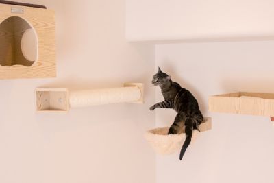 Image showing 4 th Armarkat Wall Series Wall-Mounted Natural Sisal Cat Scratching Post, 30 x 4 x 4in.