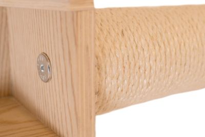 Image showing 5 th Armarkat Wall Series Wall-Mounted Natural Sisal Cat Scratching Post, 30 x 4 x 4in.