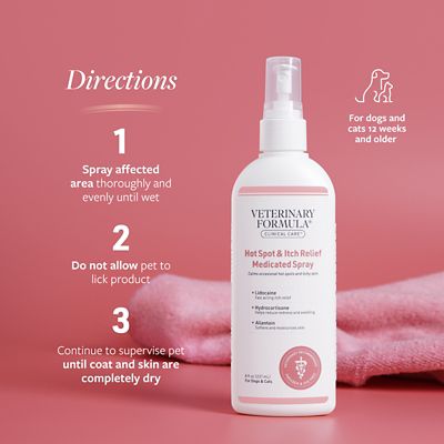 Image showing 6 th Veterinary Formula Hot Spot and Itch Relief Medicated Spray for Dogs and Cats, 8 oz.