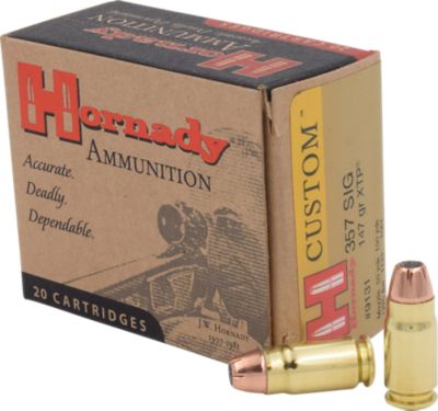 Hornady 357 Sig 147 gr XTP Ammunition, 9131