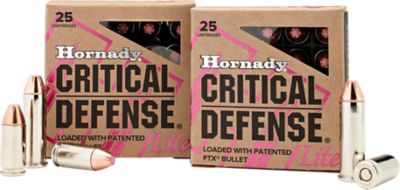 Image showing  .38 Special 90-Grain FTX Critical Defense Lite Ammunition, 25 Rounds