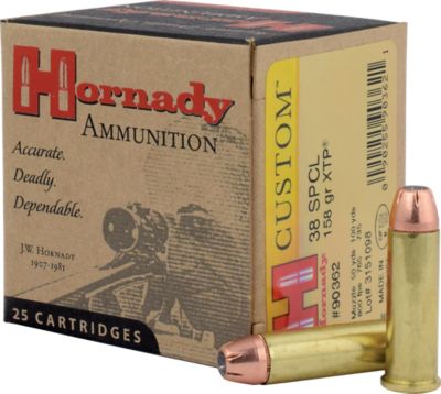 Hornady 38 Special 158 gr XTP Ammunition, 90362