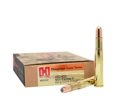 Image showing  450-400 Nitro Express 3 in. 400 gr DGX Bonded Ammunition, 82432