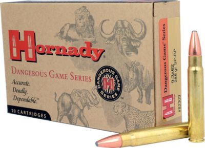 Hornady 9.3x62 286 gr InterLock SP-RP Ammunition, 82303
