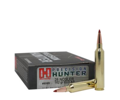 Image showing  28 Nosler 162 ELD-X Precision Hunter Ammunition, 8069