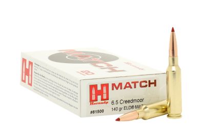 Hornady 6.5 Creedmoor 140 gr ELD Match Ammunition, 81500