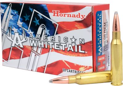 Hornady 7mm-08 Remington 139 gr InterLock SP American Whitetail Ammunition, 8057