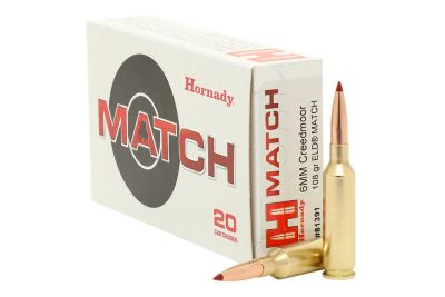 Image showing  6mm Creedmoor 108 gr ELD Match Ammunition, 81391