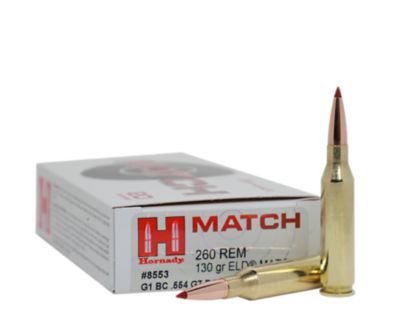Image showing  260 Remington 130 gr ELD Match Ammunition, 8553