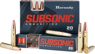 Hornady 300 Blackout 190 gr Sub-X Subsonic Ammunition, 80877