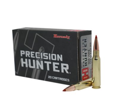 Hornady 308 Winchester 178 gr ELD-X Precision Hunter Ammunition, 80994