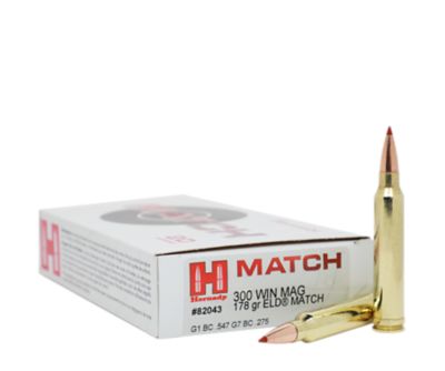 Image showing  300 Winchester Mag 178 gr ELD Match Ammunition, 82043