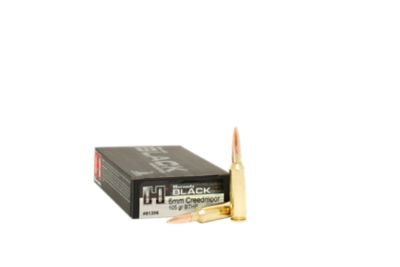 Image showing  6mm Creedmoor 105 gr BTHP BLACK Ammunition, 81396
