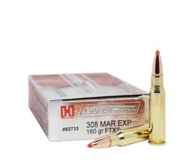 Image showing  308 Marlin Express 160 gr FTX LEVERevolution Ammunition, 82733
