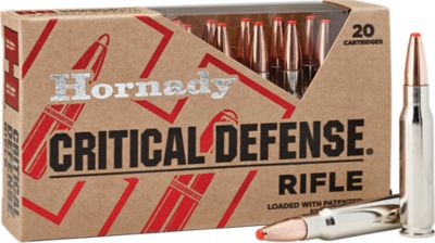 Hornady 308 Winchester 155 gr Critical Defense Ammunition, 80920