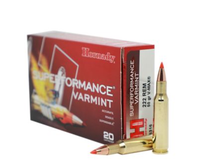 Image showing  222 Remington 50 gr V-MAX Superformance Ammunition, 8316