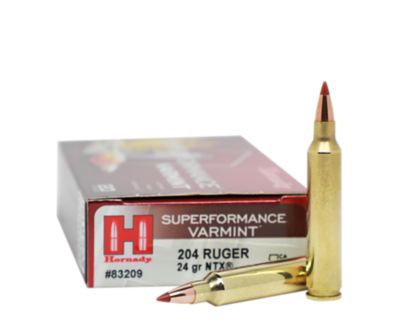 Image showing  204 Ruger 24 gr NTX Superformance Varmint Ammunition, 83209
