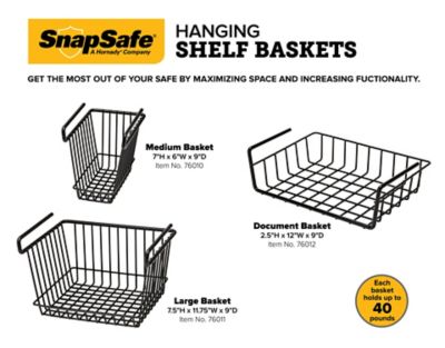 Image showing  Hanging Gun Safe Shelf Basket