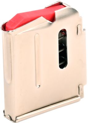 Savage 5 Round 17 HMR/22 WMR Magazine for Savage 93 Series, Stainless Steel