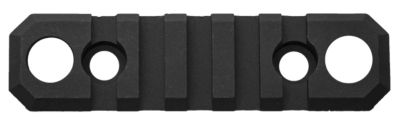GrovTec M-LOK Rail, 3.5 in., Black Anodized, Aluminum