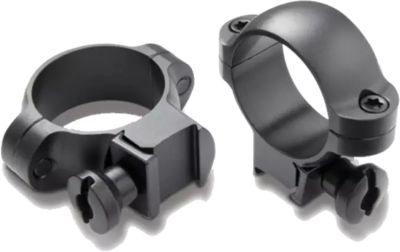 Burris Rimfire and Airgun Rings, 1 in. Tube, Medium, .22 Grooved Receiver, Black Gloss, Aluminum