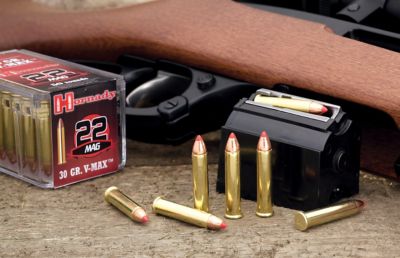 Image showing  22 WMR 30 gr V-MAX Varmint Express Rimfire Ammunition, 83202