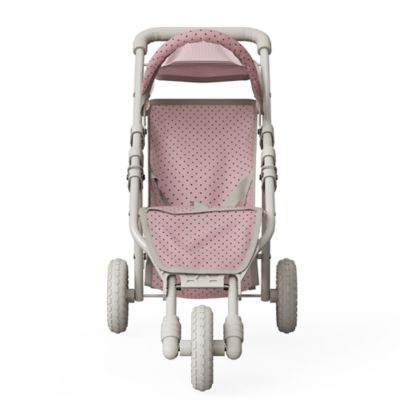 Image showing  Polka Dots Princess Baby Doll Jogging Stroller, 24 in. x 13 in. x 21.26 in.