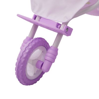 Image showing  Twinkle Stars Princess Baby Doll Jogging Stroller, 24 in. x 13 in. x 21.26 in.