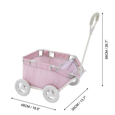 Image showing  Polka Dots Princess Doll Wagon