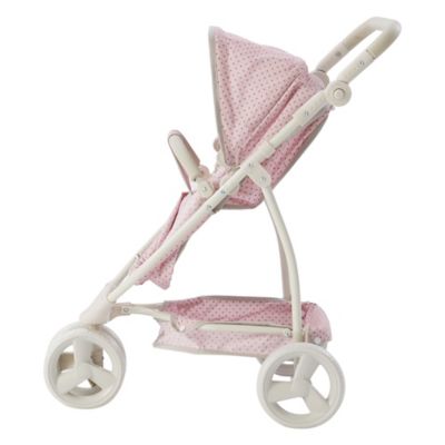 Image showing  Polka Dots Princess 2-in-1 Baby Doll Stroller