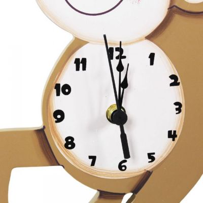 Image showing  Sunny Safari Monkey Wall Clock, 16 in.