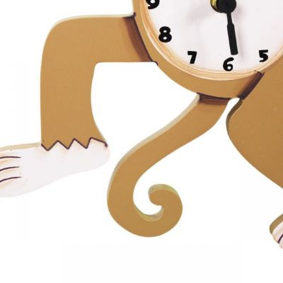 Image showing  Sunny Safari Monkey Wall Clock, 16 in.