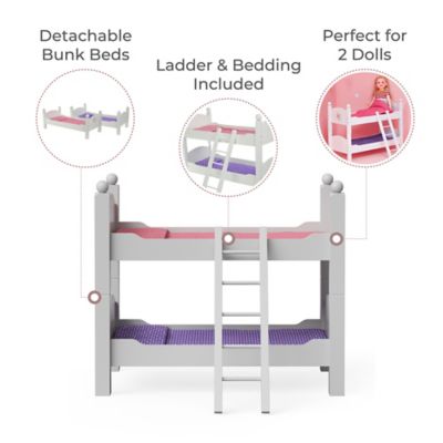 Image showing  Little Princess Doll Double Bunk Bed