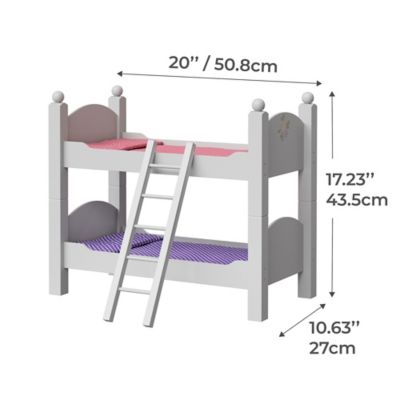 Image showing  Little Princess Doll Double Bunk Bed