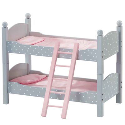 Olivia's Little World Polka Dots Princess Doll Double Bunk Bed
