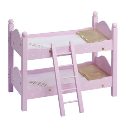 Olivia's Little World Twinkle Stars Princess Doll Double Bunk Bed