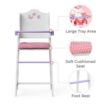 Image showing  Little Princess Baby Doll High Chair